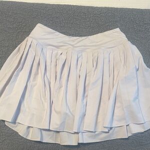 White Pleated Tennis Skirt